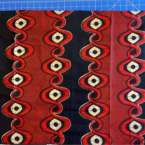 Hitaseck Real Wax Block Print Ankara Fabric #27994 Stranger Things Vibes RARE